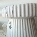Hamsa Teeny Necklace