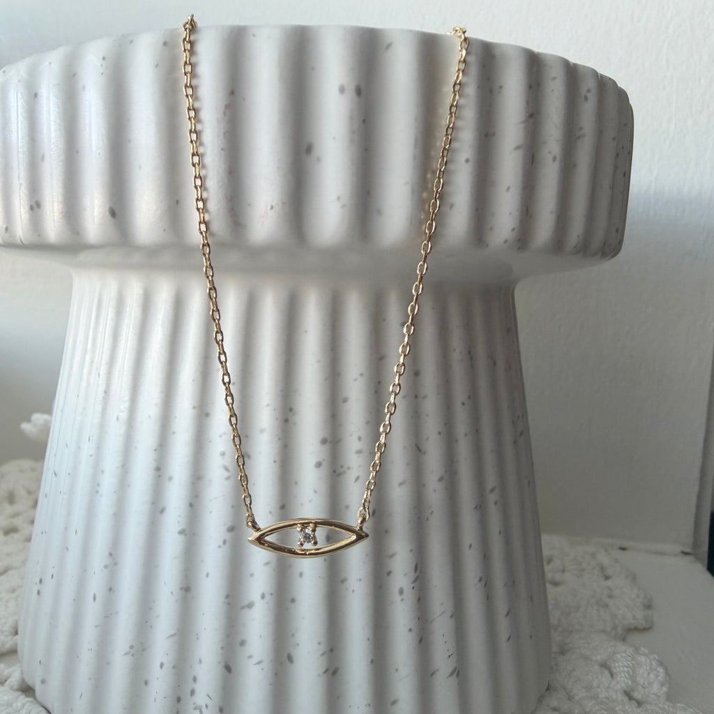 Evil Eye Teeny Necklace