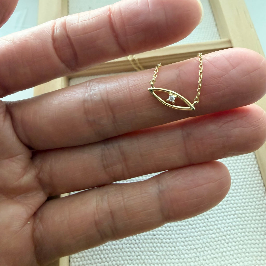 Evil Eye Teeny Necklace