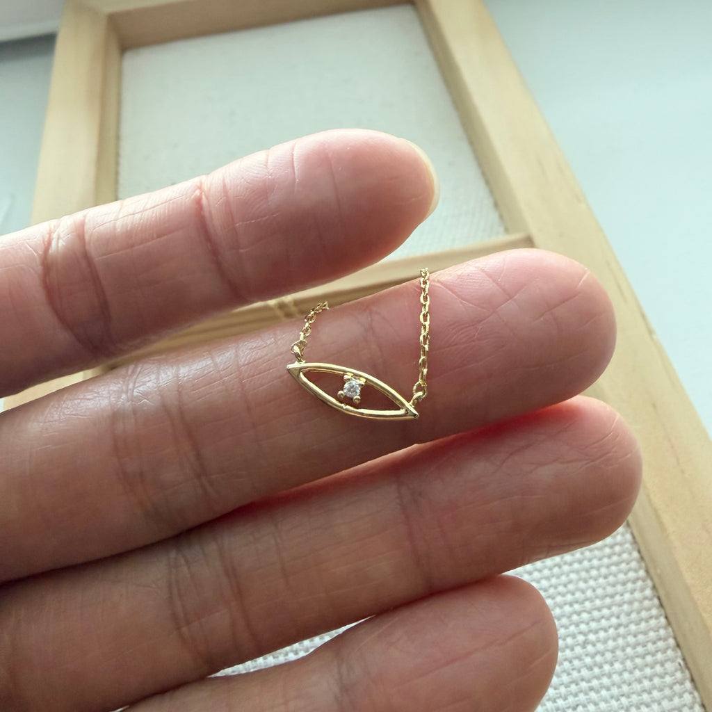Evil Eye Teeny Necklace
