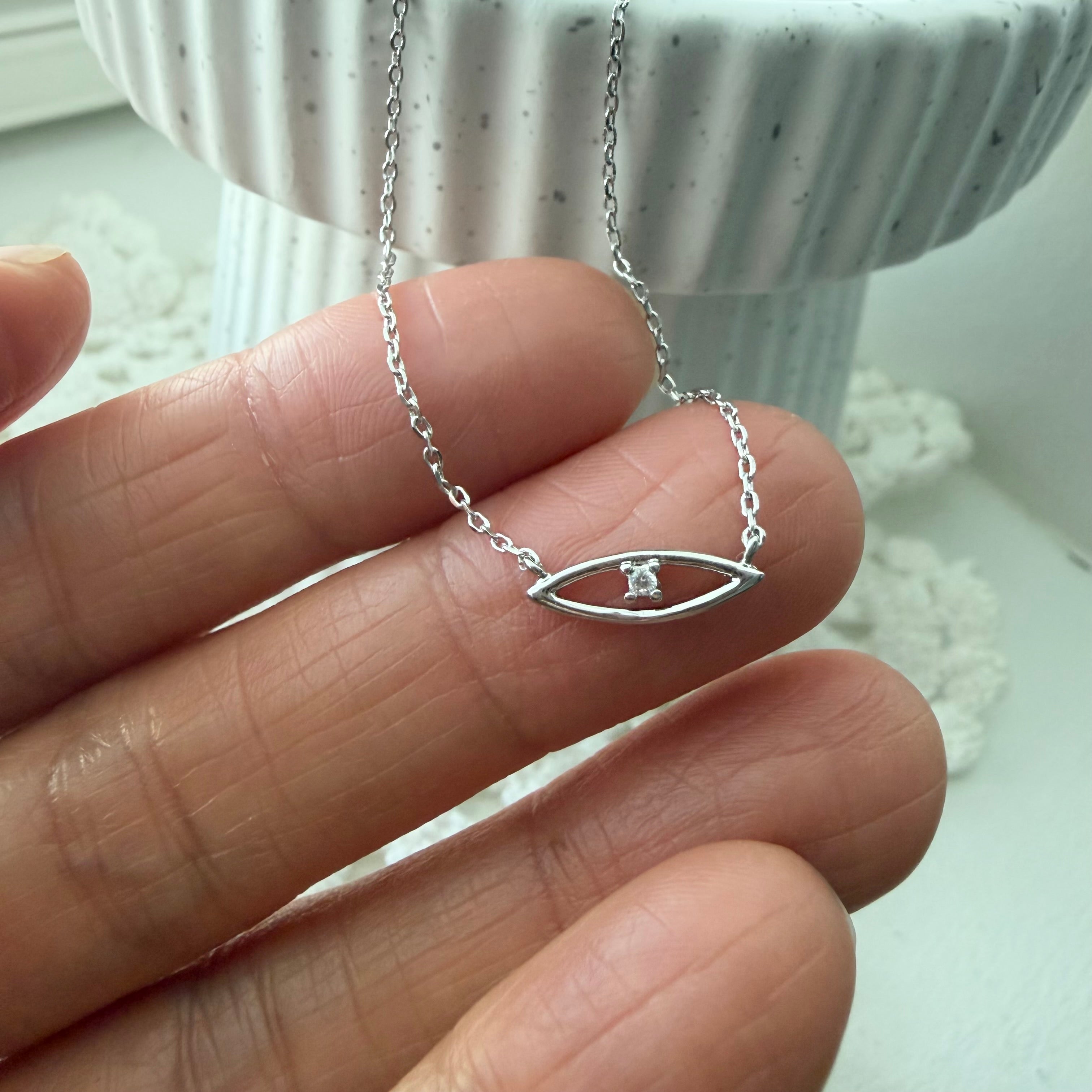 Evil Eye Teeny Necklace