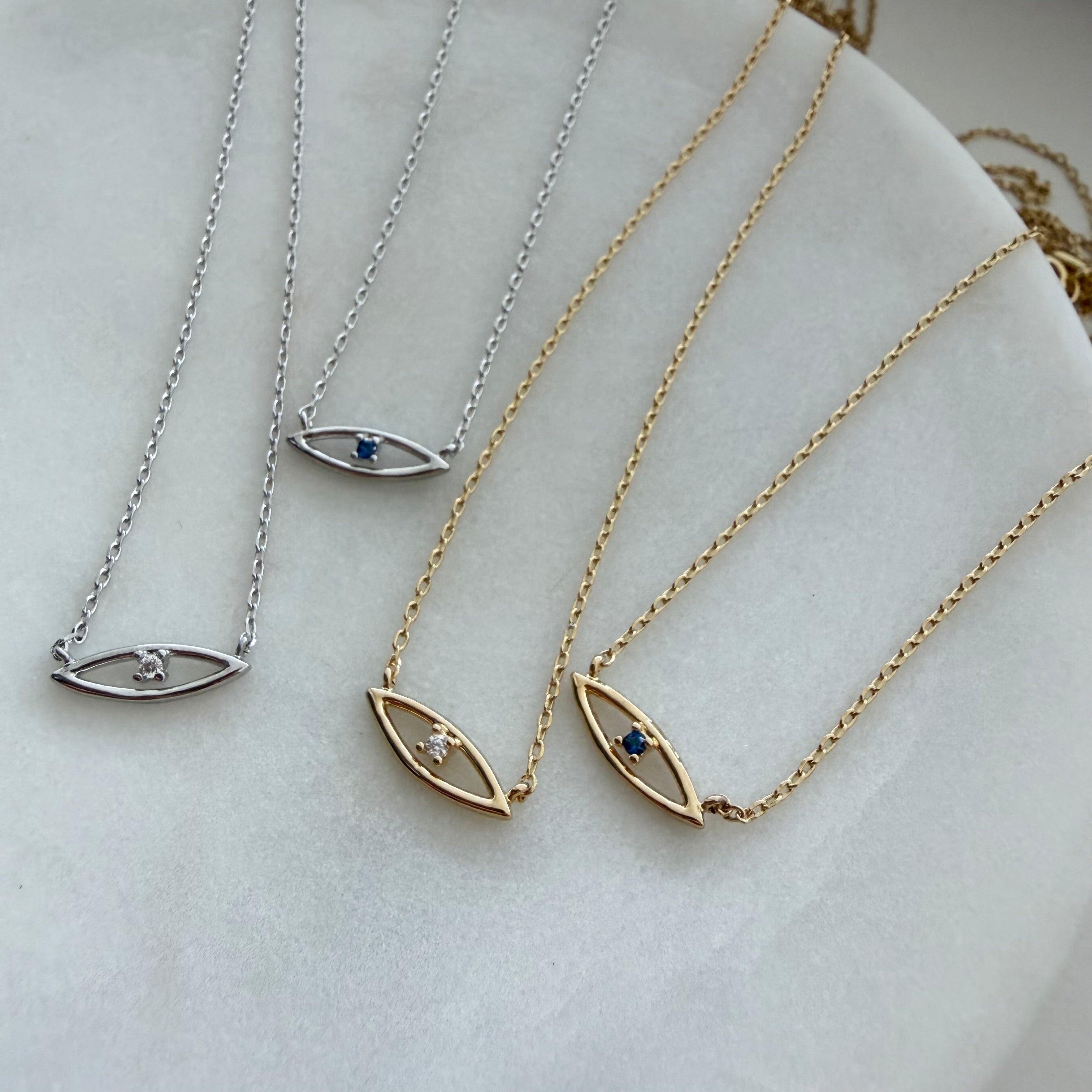 Evil Eye Teeny Necklace