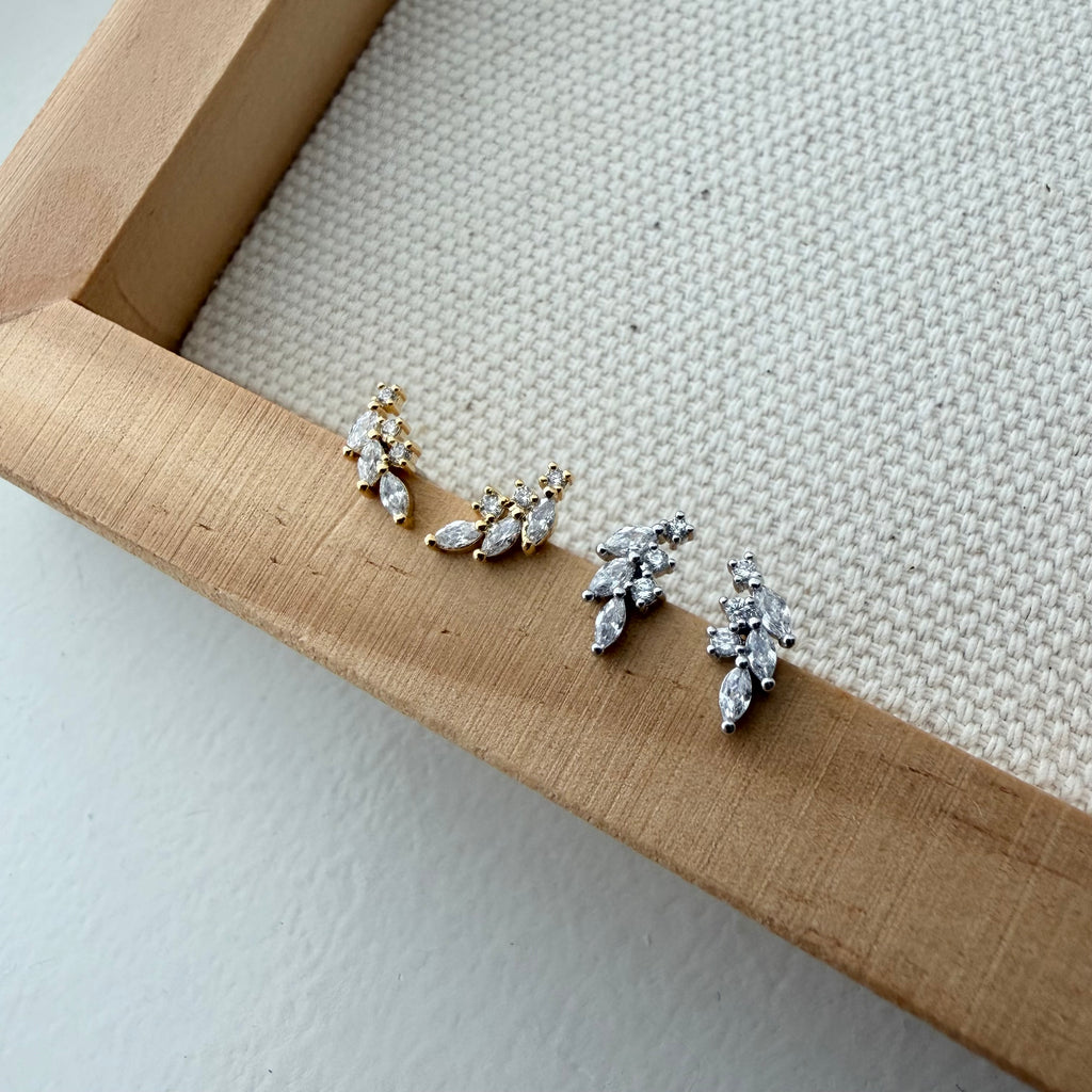 Leaf Teeny Earrings