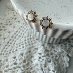 Sunburst MOP Earrings