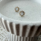 Sunburst MOP Earrings