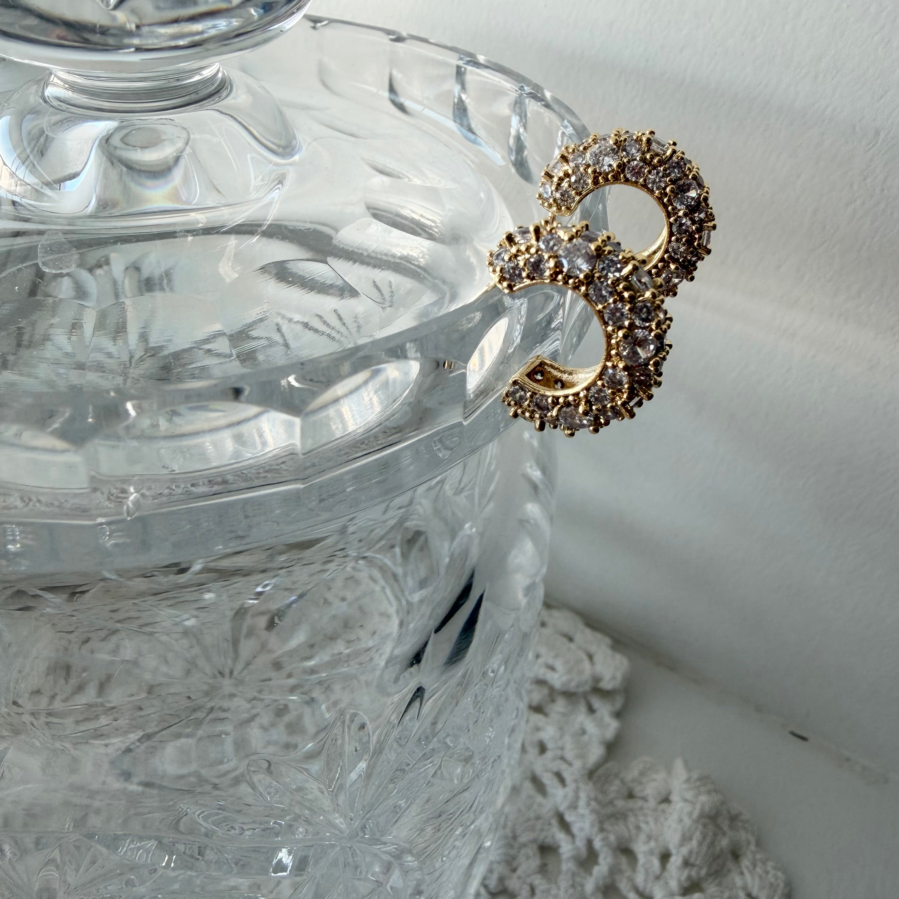 Flashy Hoop Earrings