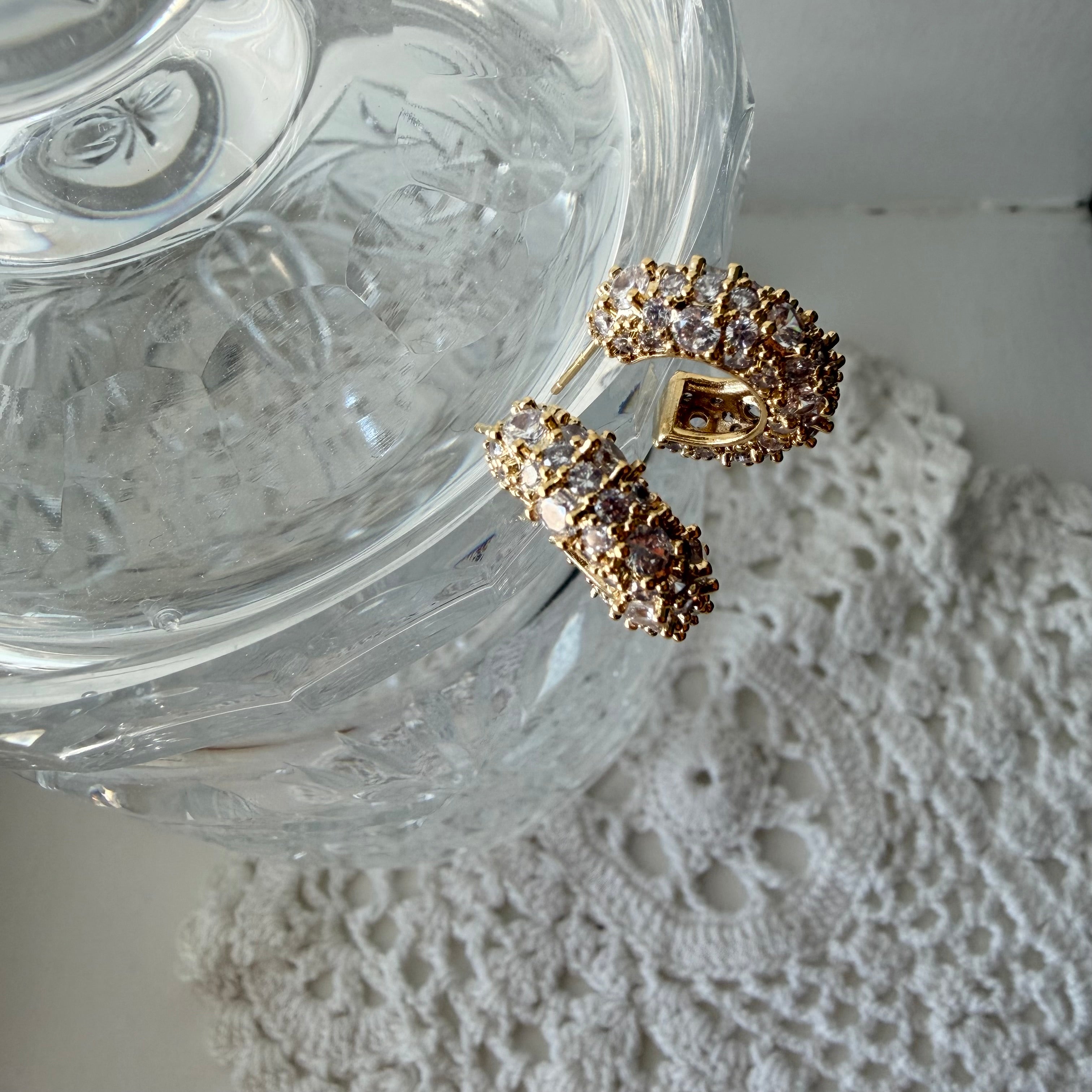 Flashy Hoop Earrings