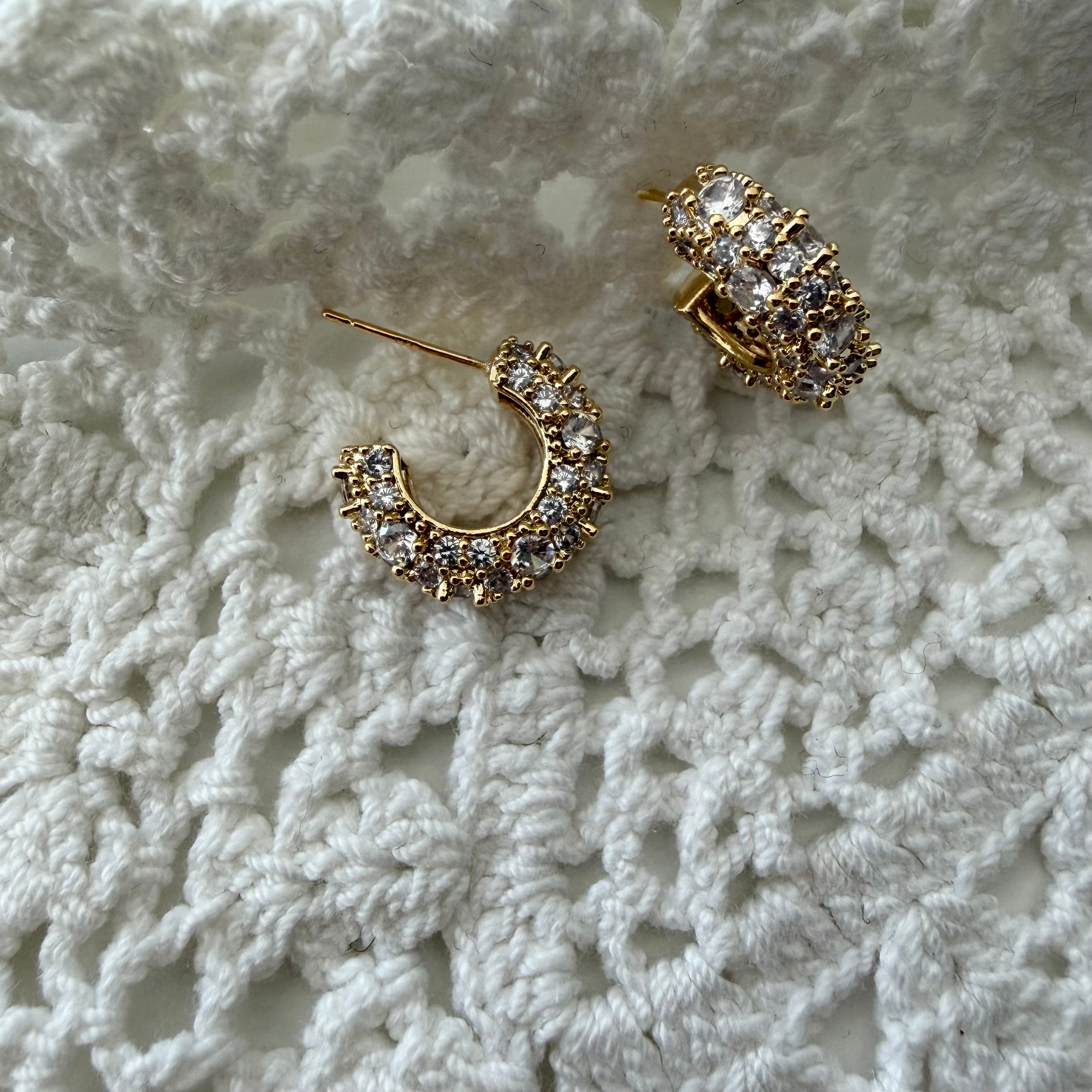 Flashy Hoop Earrings