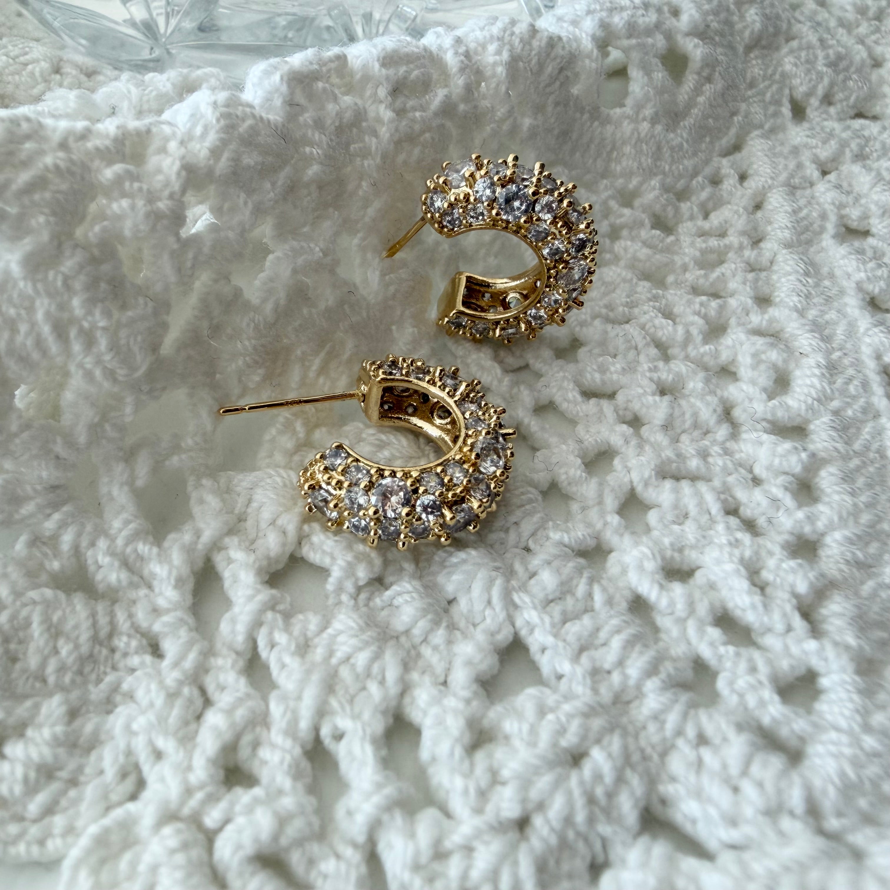 Flashy Hoop Earrings