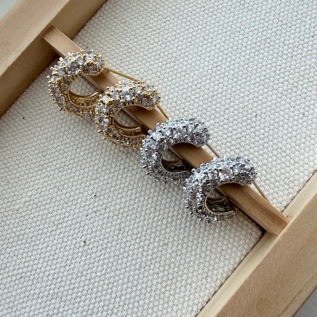 Flashy Hoop Earrings