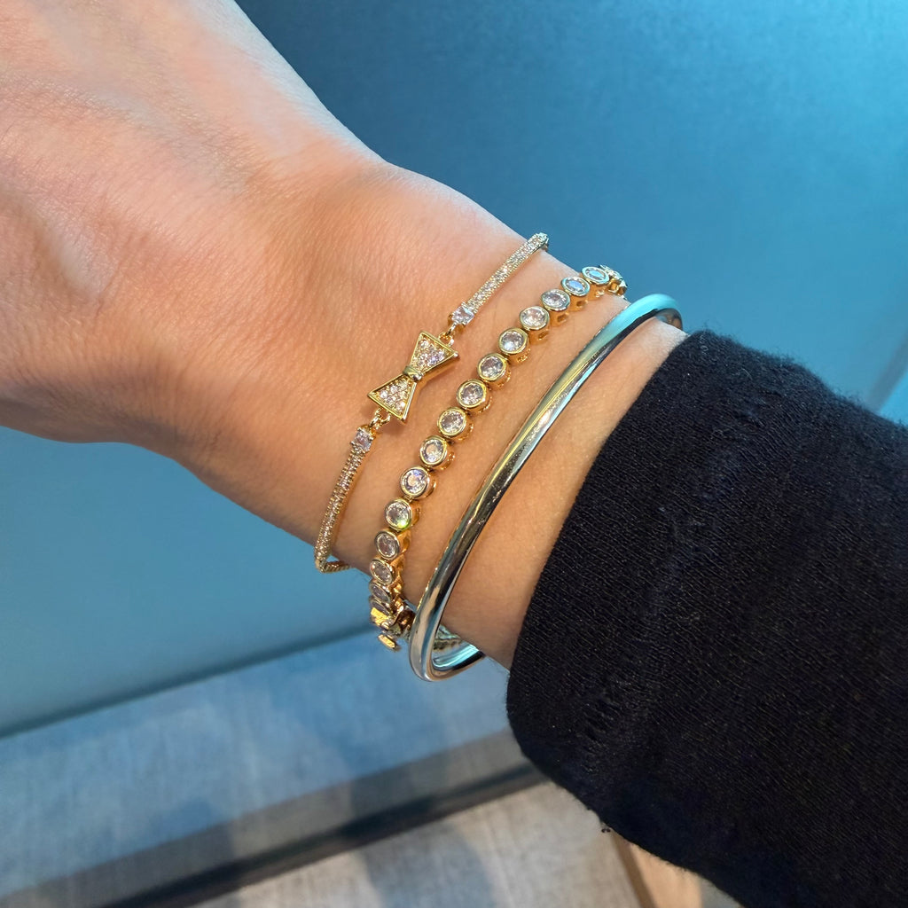 Mini Bangle Slider Bracelet