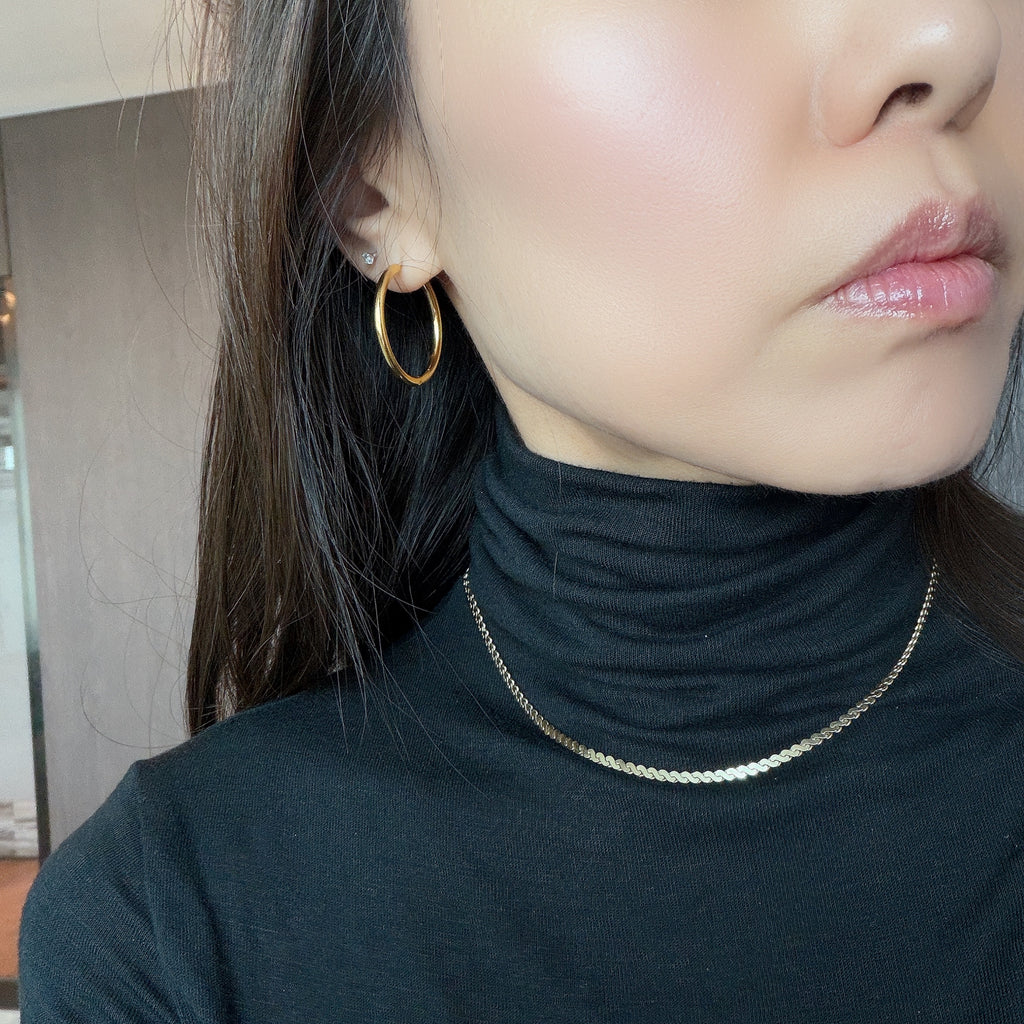 Everyday Hoop Earrings in Stainless Steel