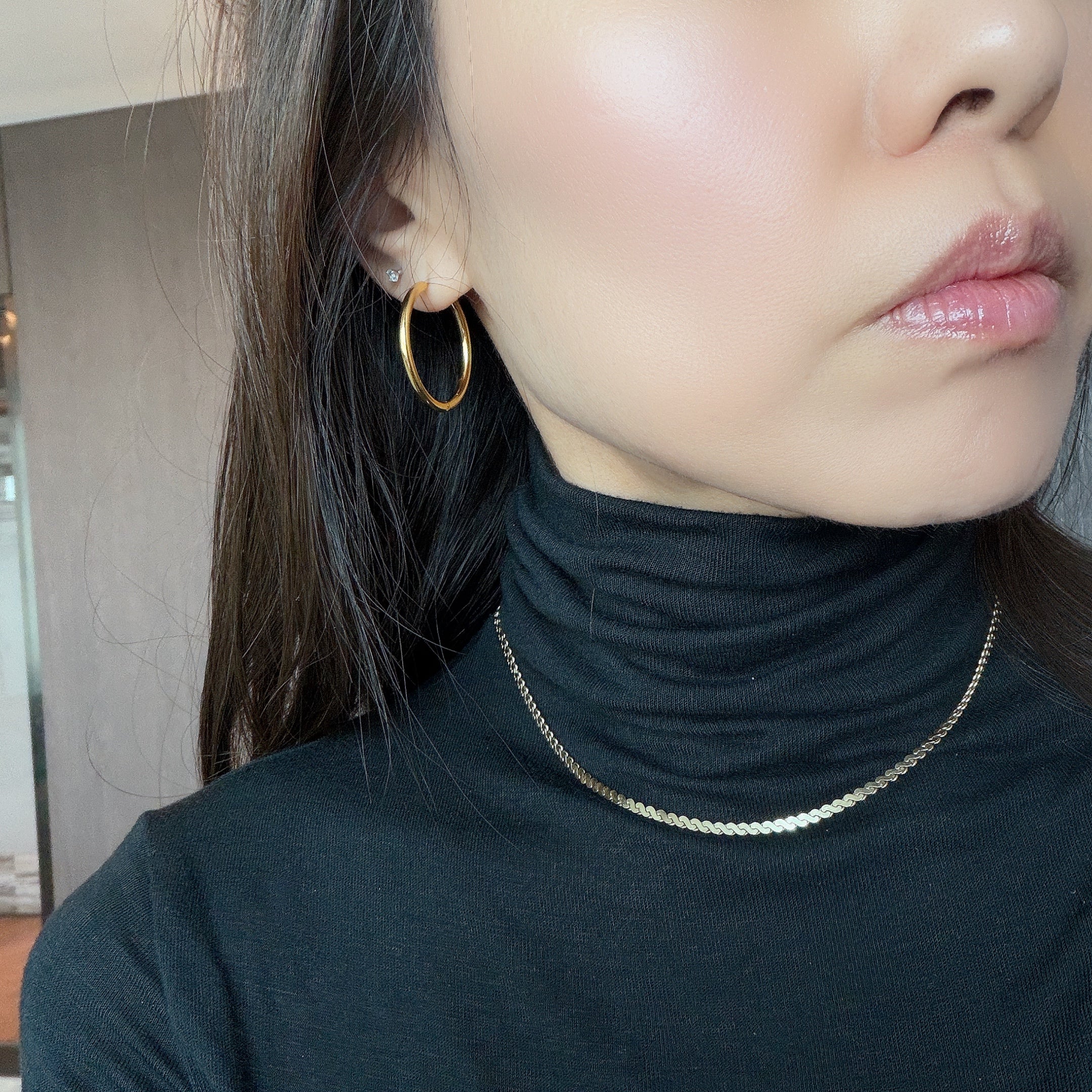 Everyday Hoop Earrings in Stainless Steel