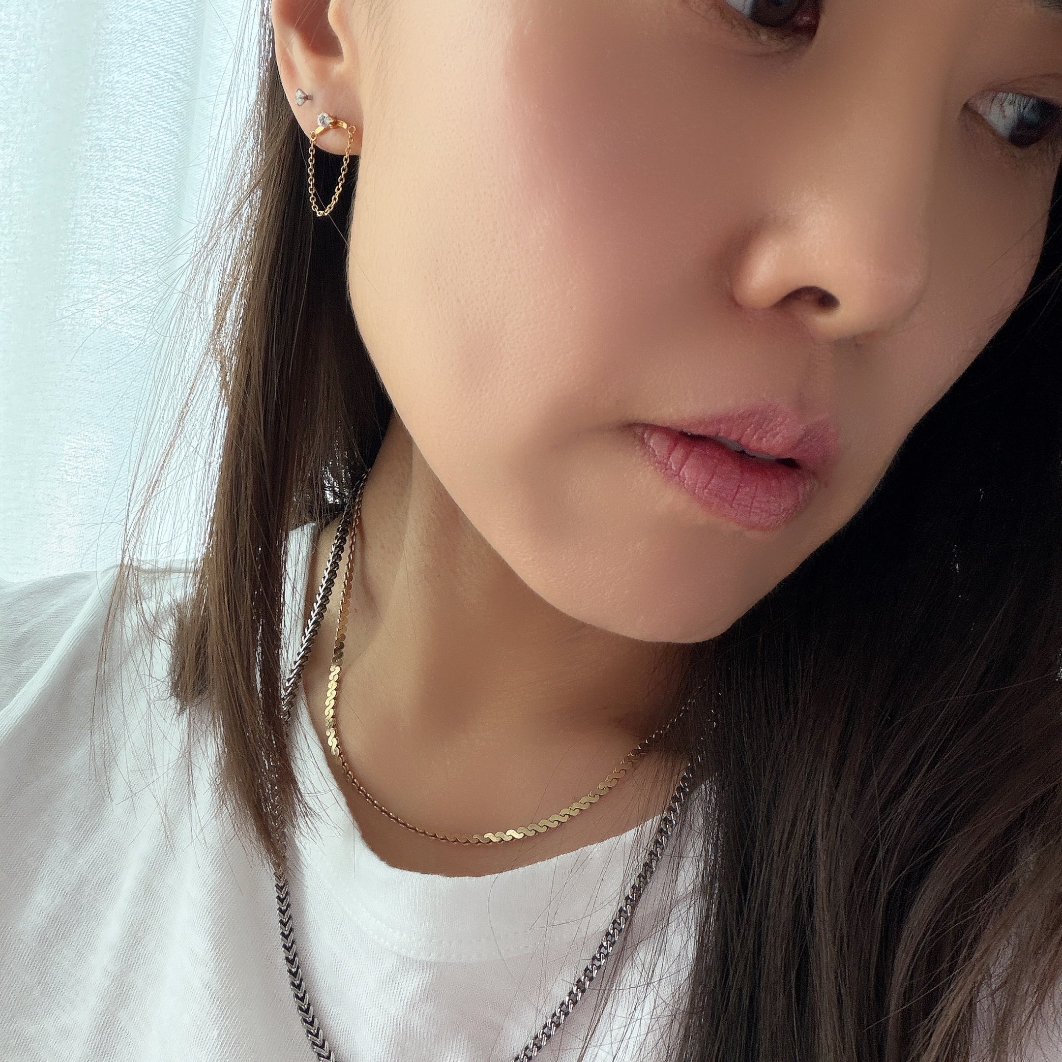 Draping Chain Earrings