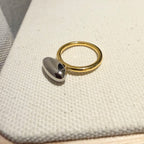 Two Tone Bean Ring
