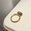 Two Tone Bean Ring