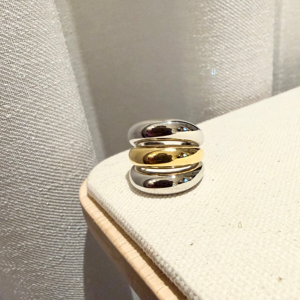Tri Dome Ring