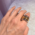 Tri Dome Ring