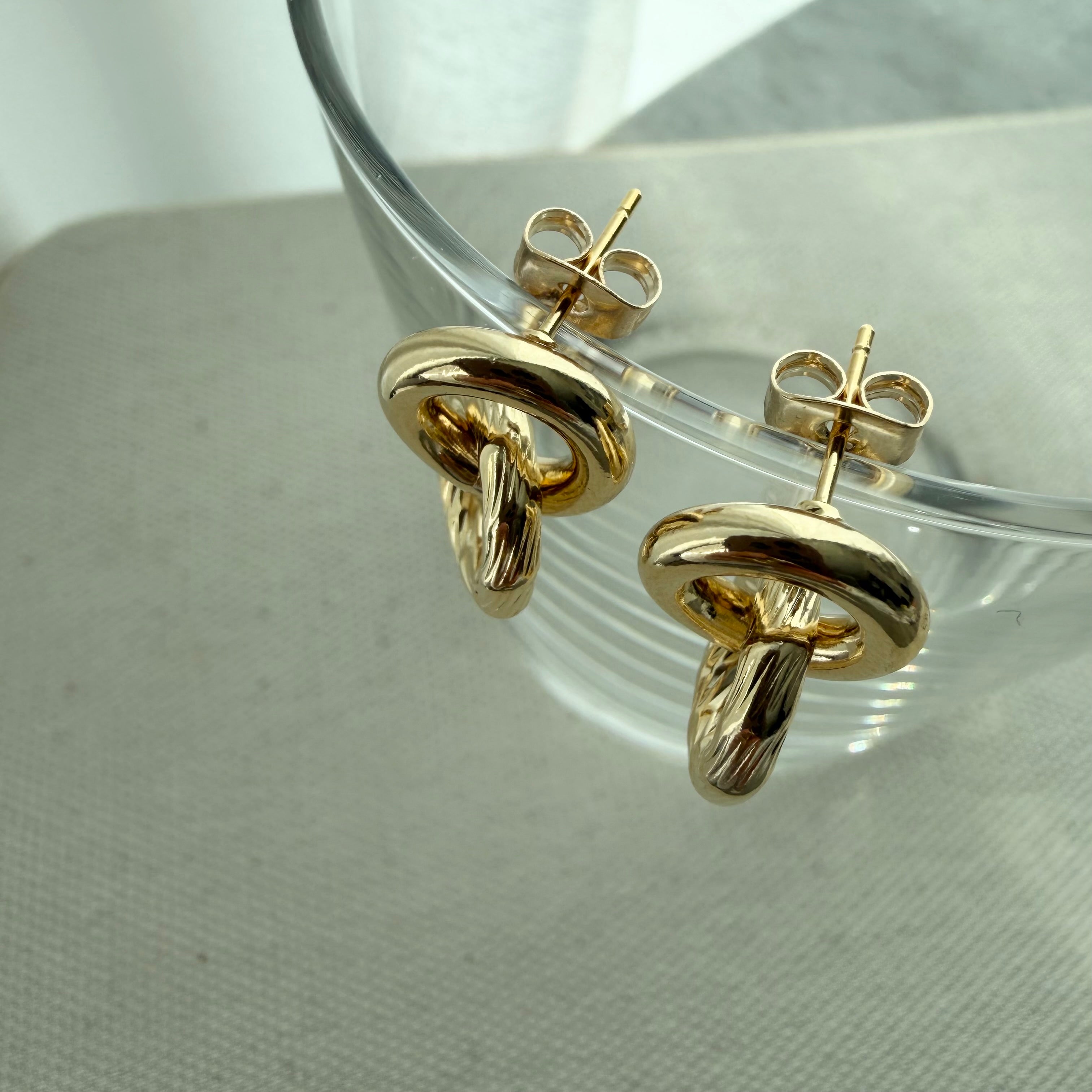 Donut Links Earrings