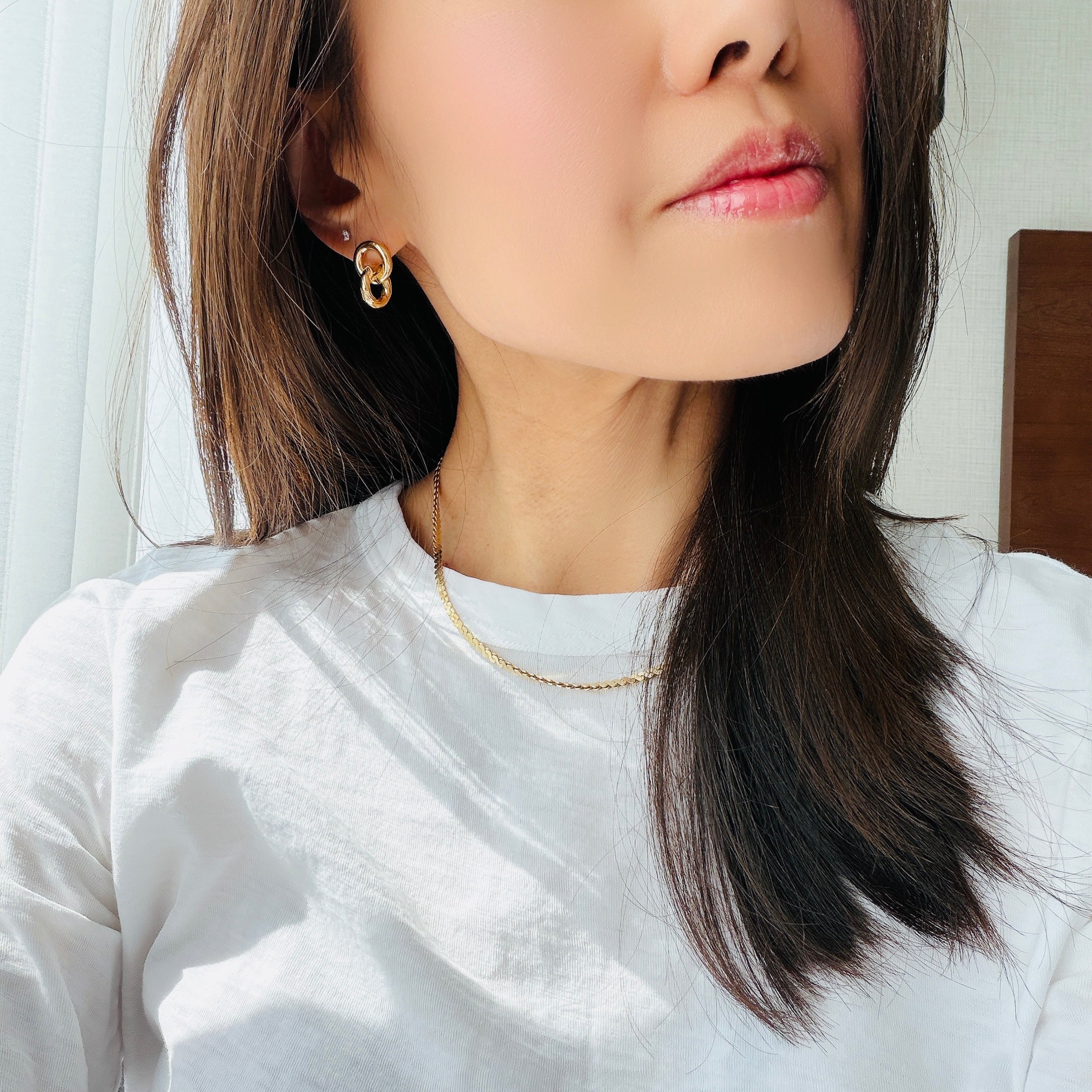 Donut Links Earrings