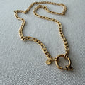 Spring Ring Clasp Figaro Necklace
