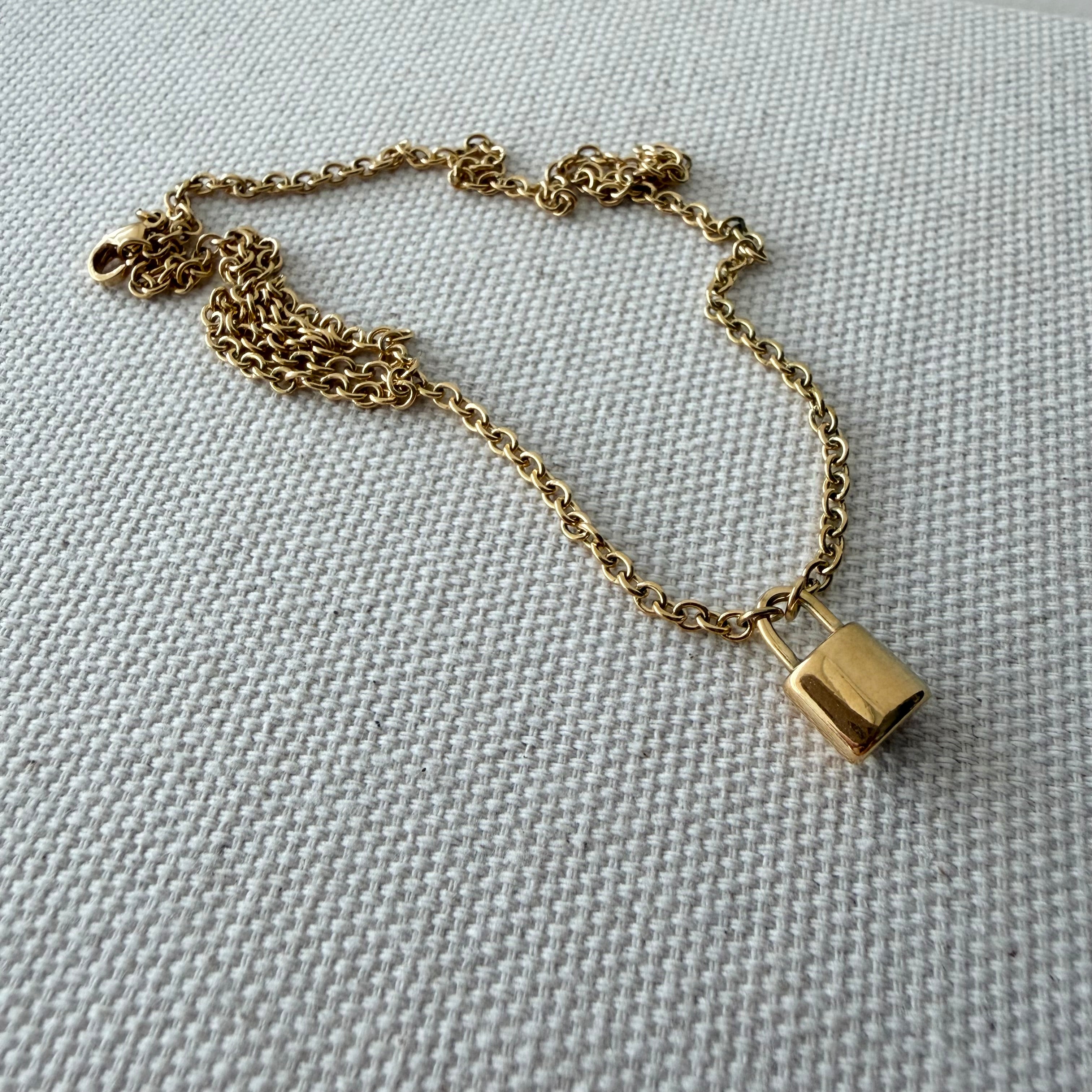 Mini Padlock Necklace