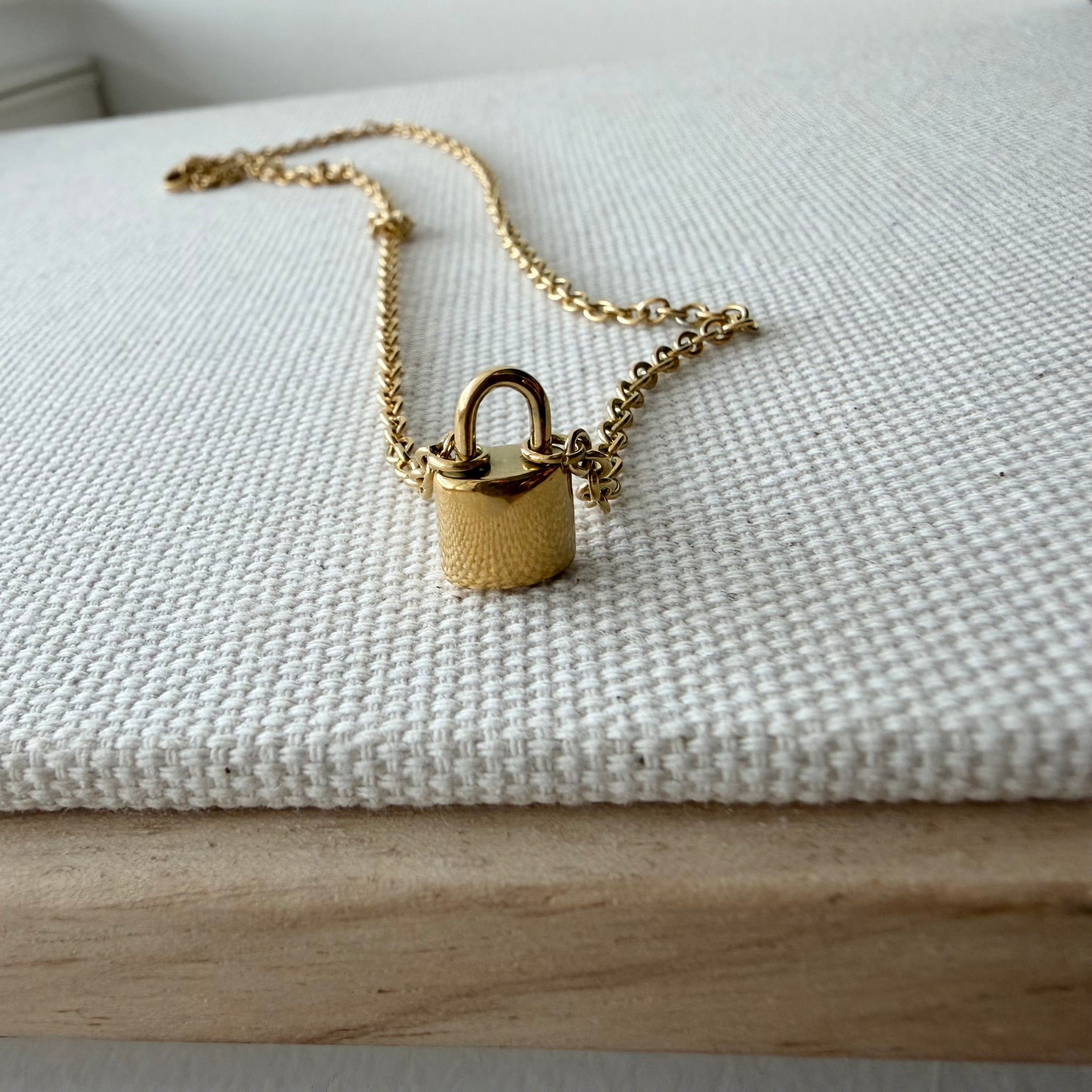 Mini Padlock Necklace