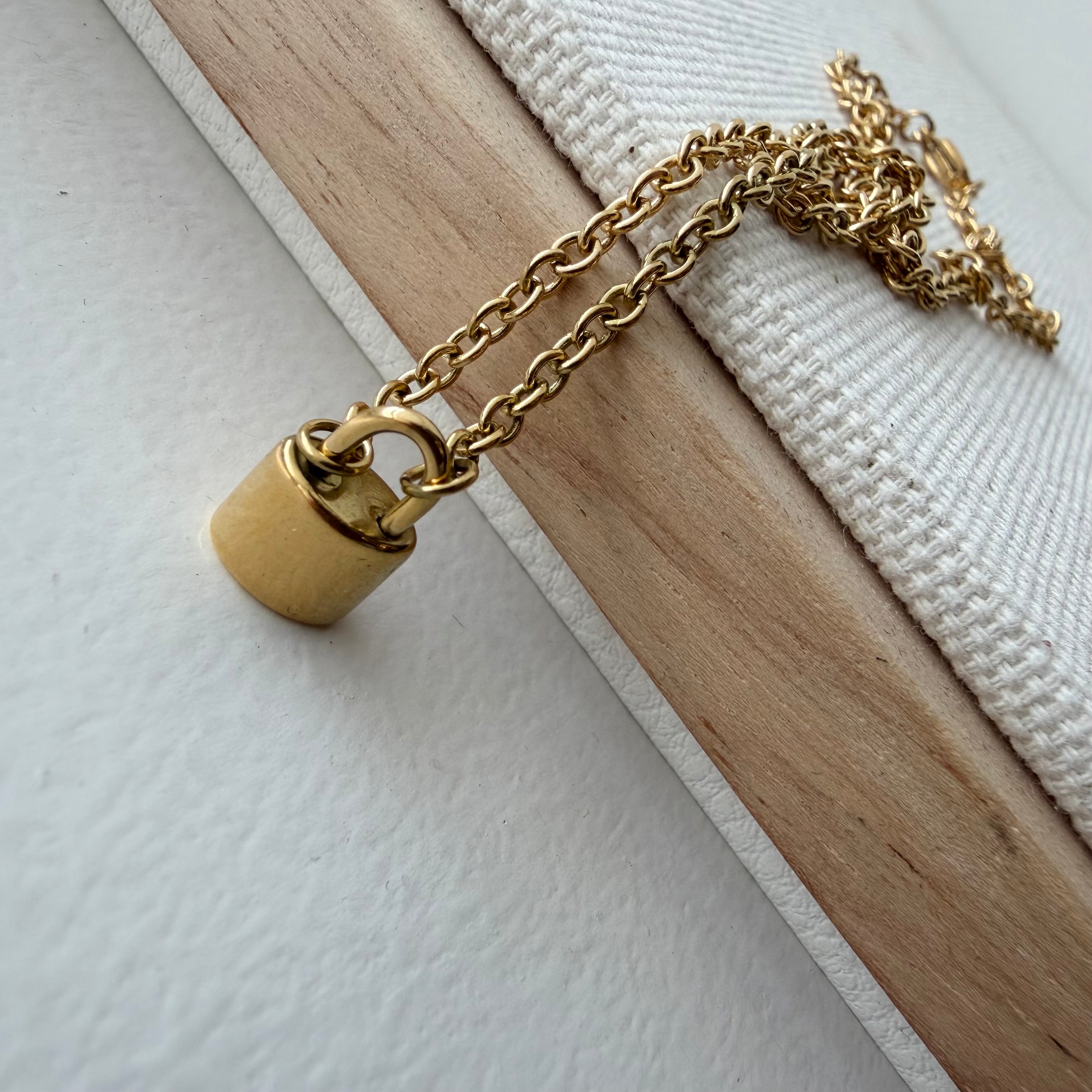 Mini Padlock Necklace