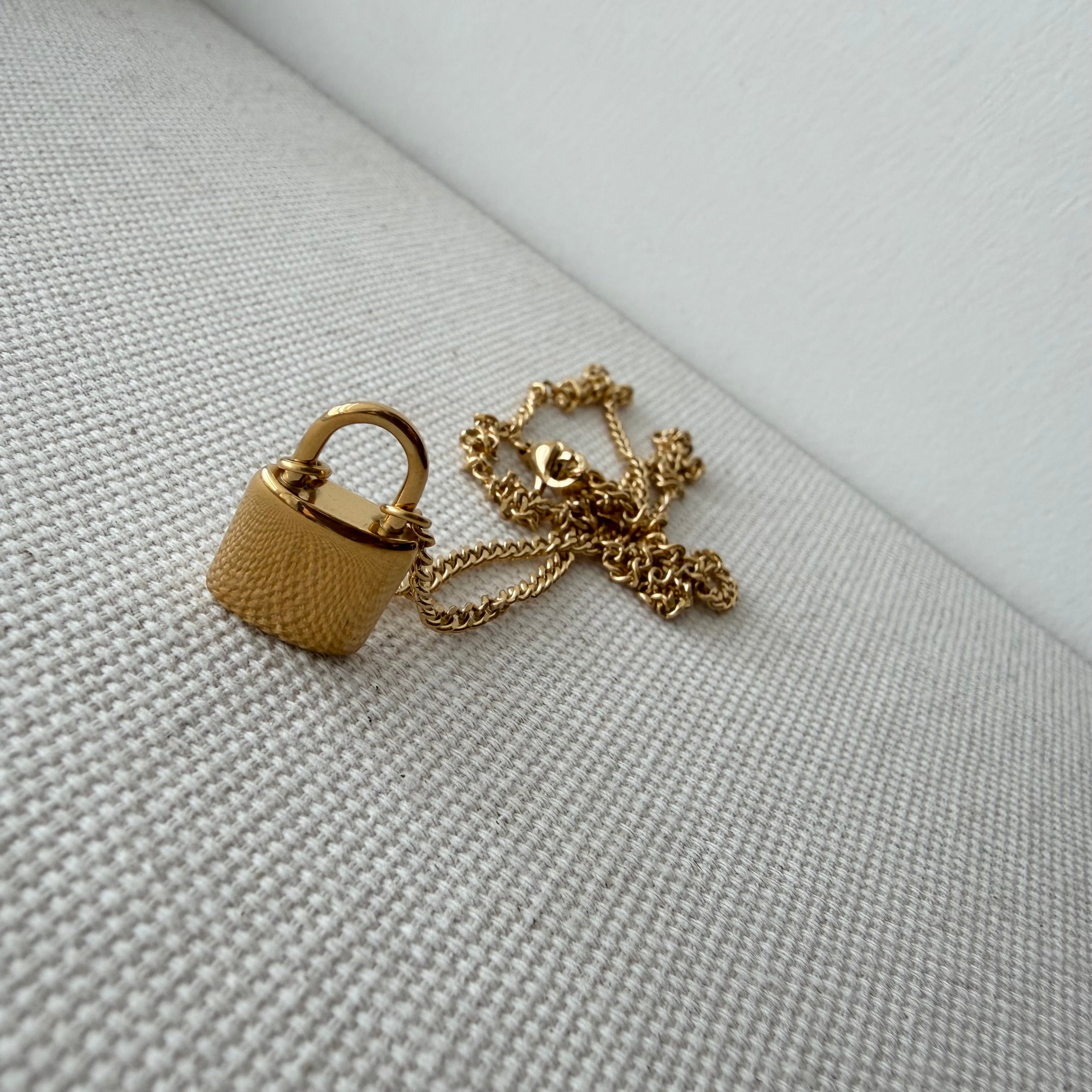 Large Padlock Necklace