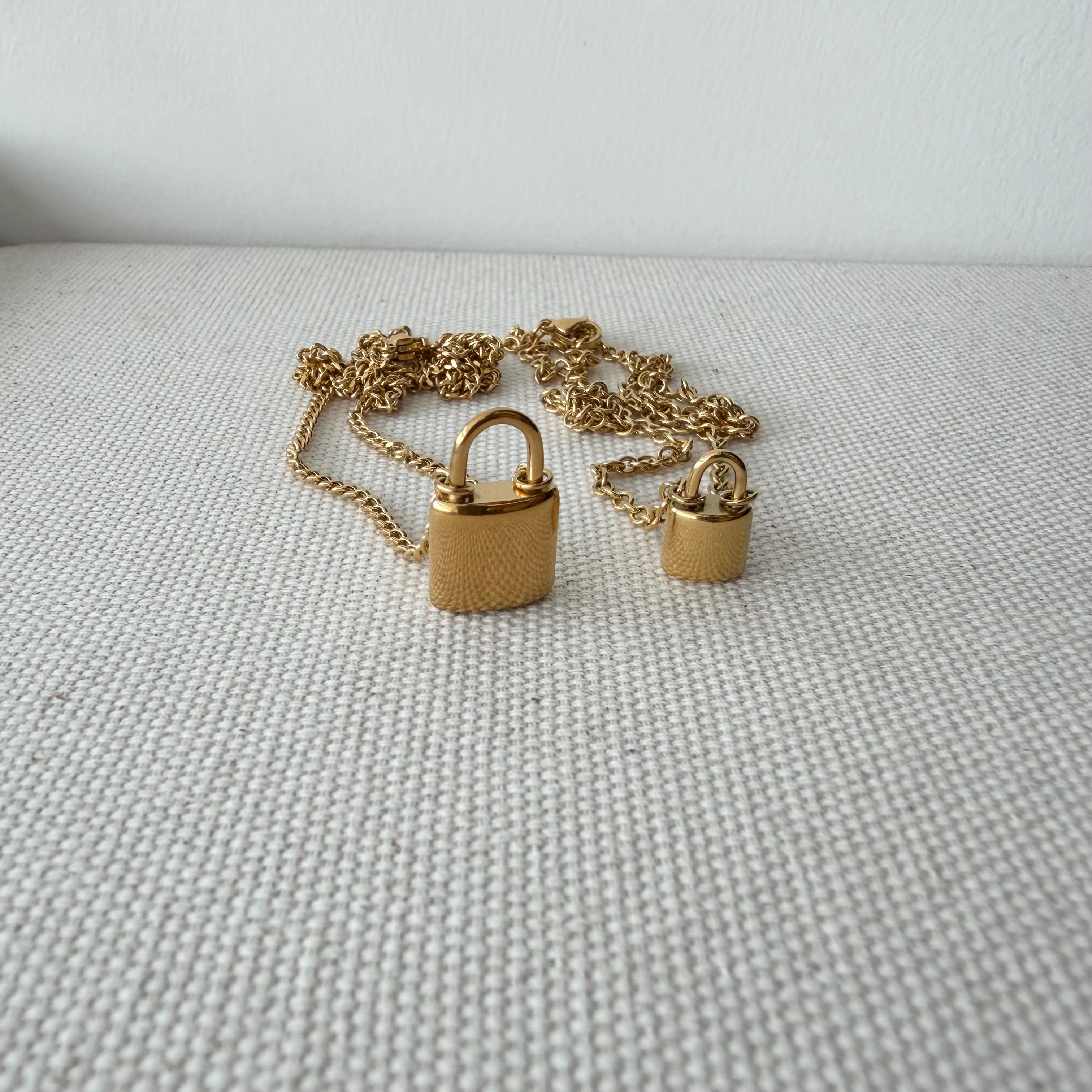 Mini Padlock Necklace