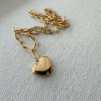 Hopeless Romantic Paperclip Necklace