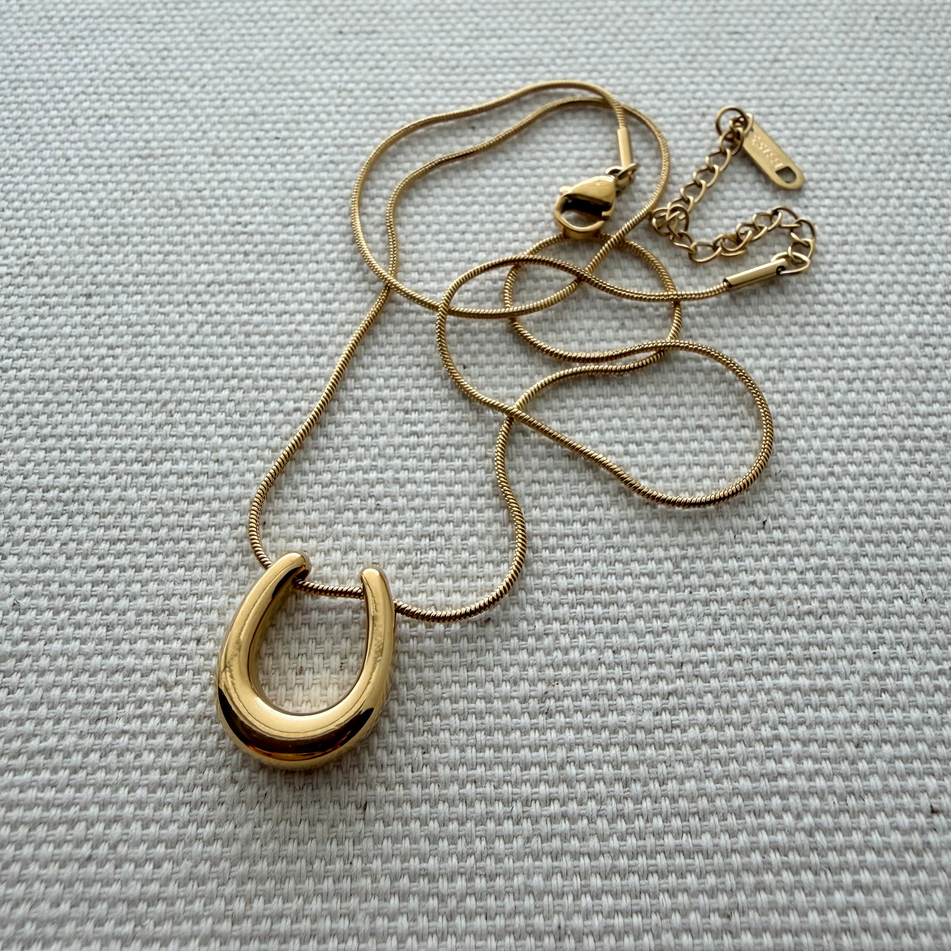 Pure Luck Horseshoe Necklace