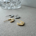 Simple Slice Hoop Earrings