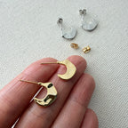 Simple Slice Hoop Earrings