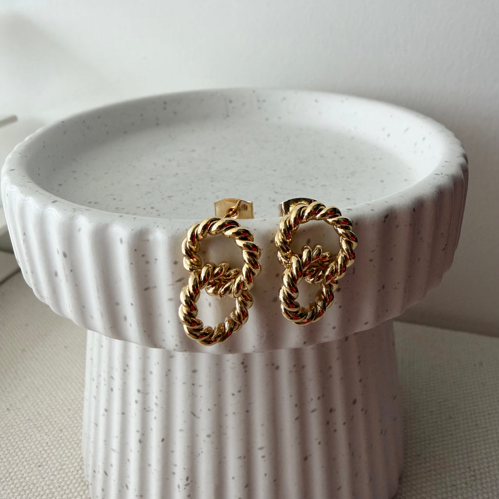 Twist Links Earrings