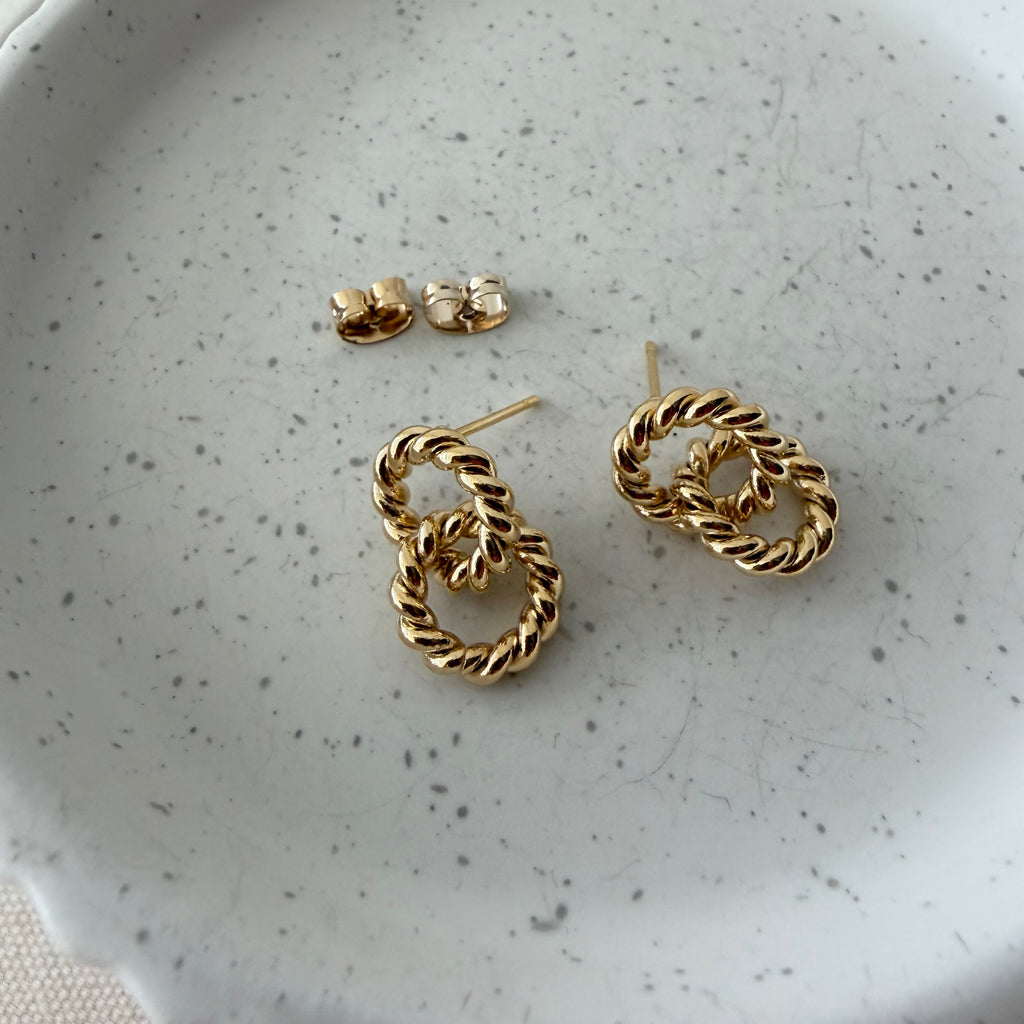 Twist Links Earrings