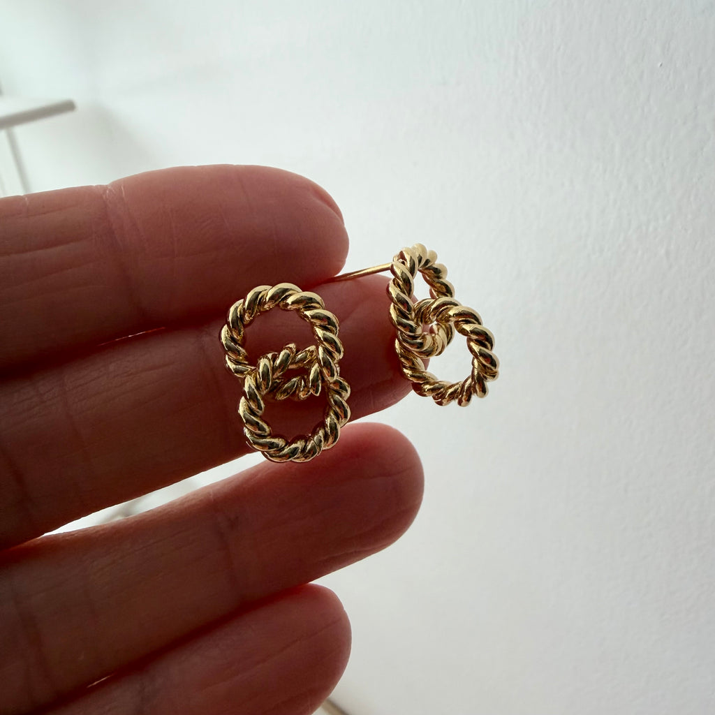 Twist Links Earrings
