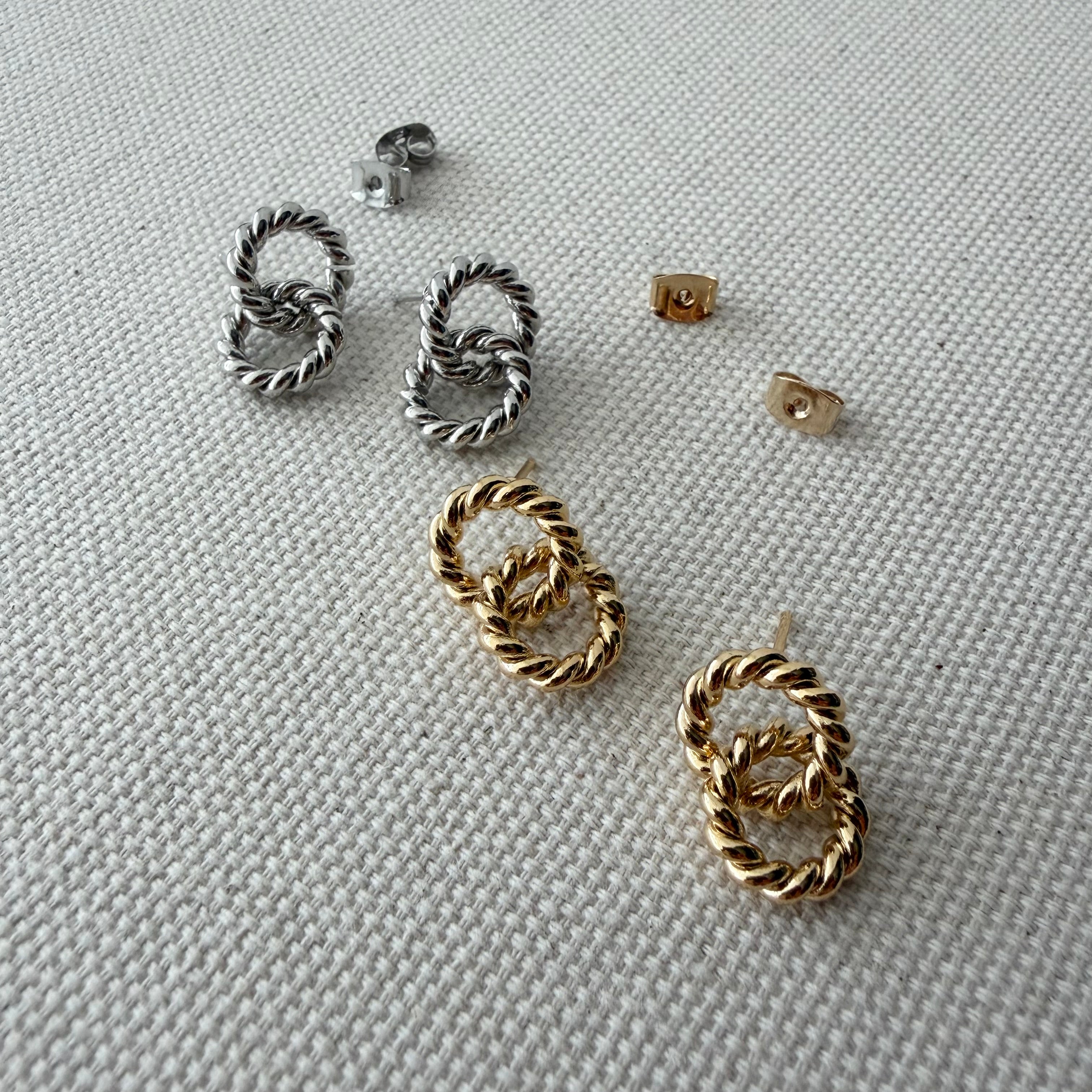 Twist Links Earrings