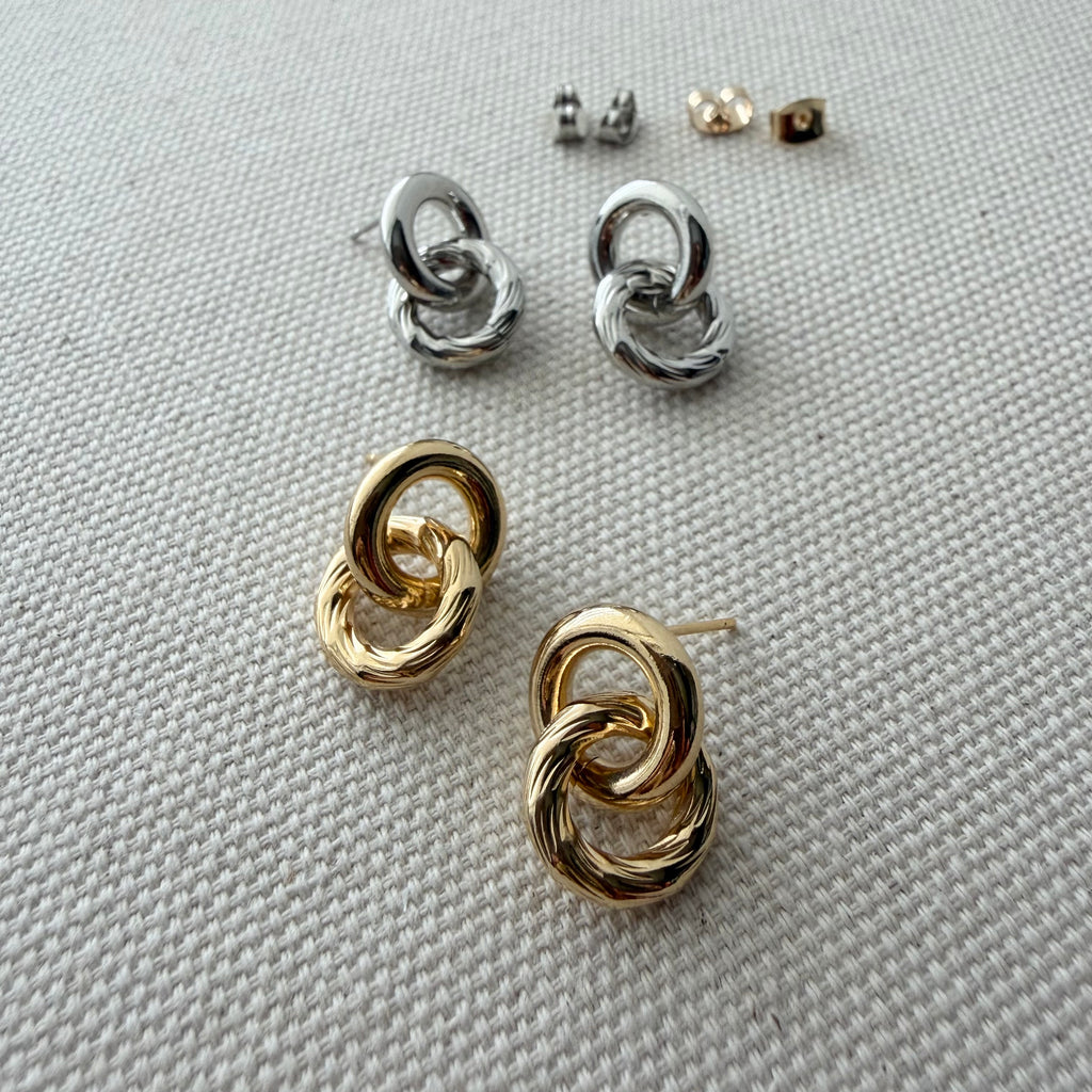 Donut Links Earrings