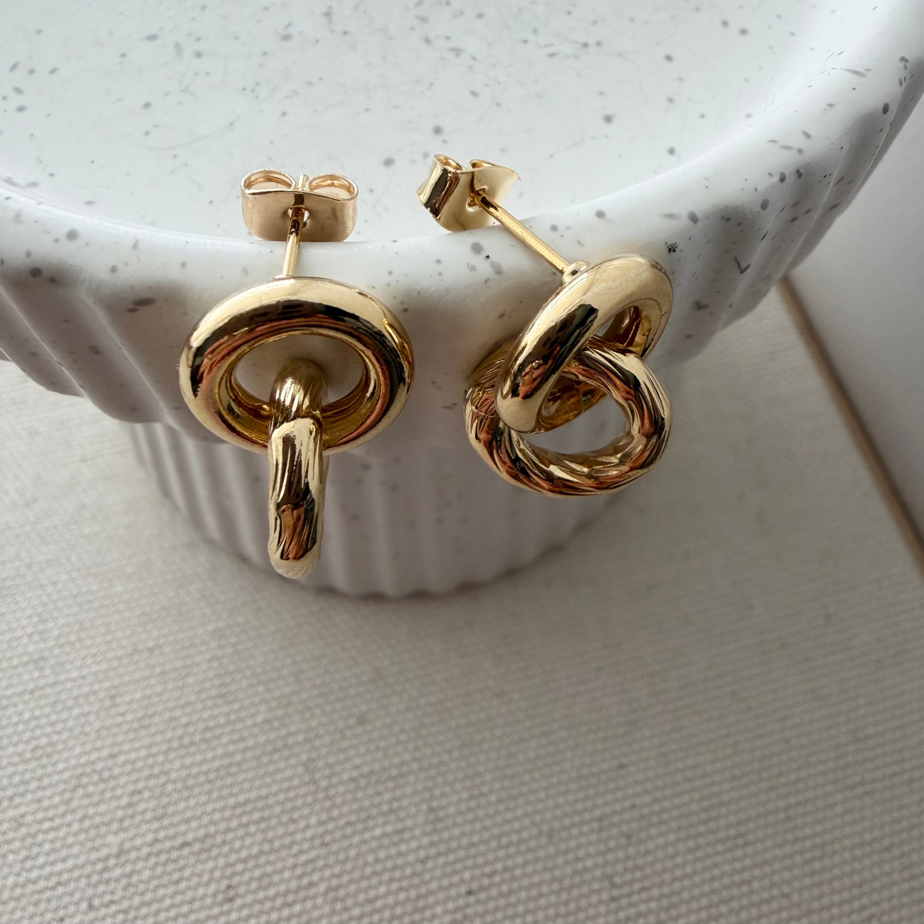 Donut Links Earrings