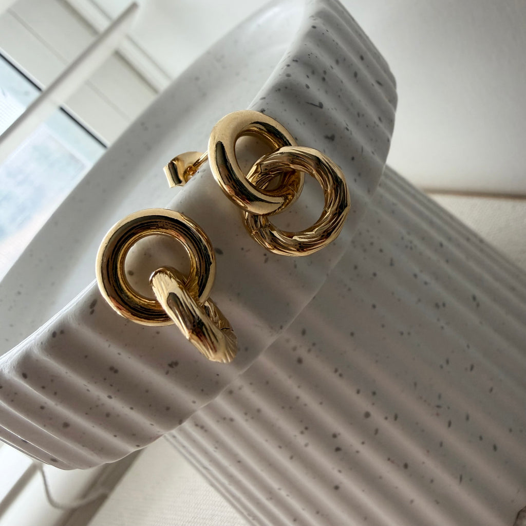 Donut Links Earrings