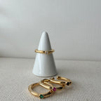Trillion CZ Ring