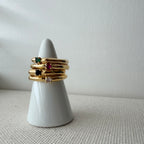 Trillion CZ Ring
