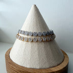 Pavé Disc Tennis Bracelet