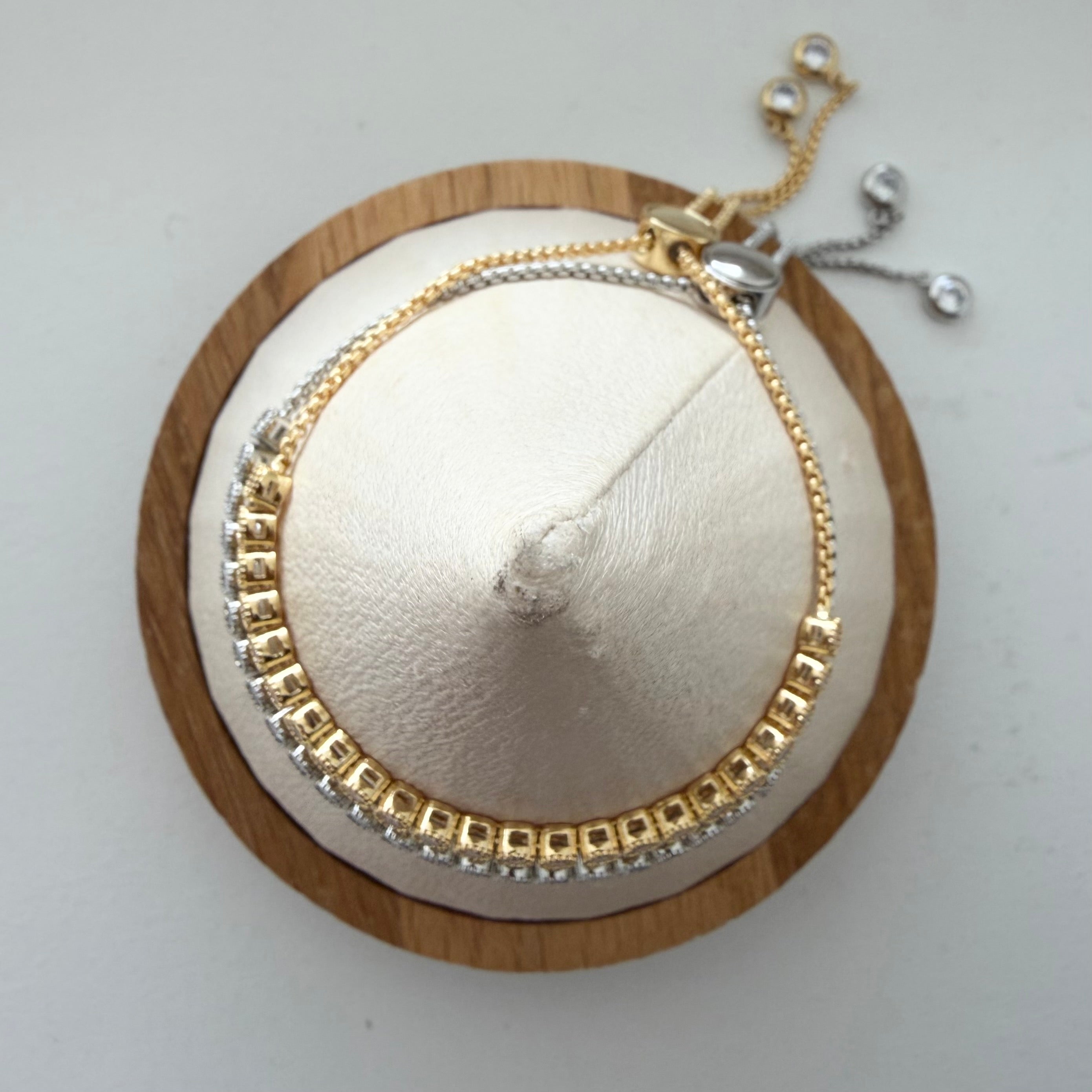 Bezel Tennis Bracelet