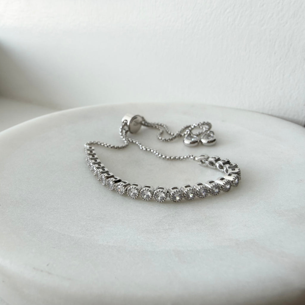 Bezel Tennis Bracelet