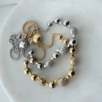 Beaded Ball Brilliance Tennis Bracelet