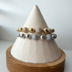 Beaded Ball Brilliance Tennis Bracelet
