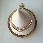 Big Disc Bangle Slider Bracelet