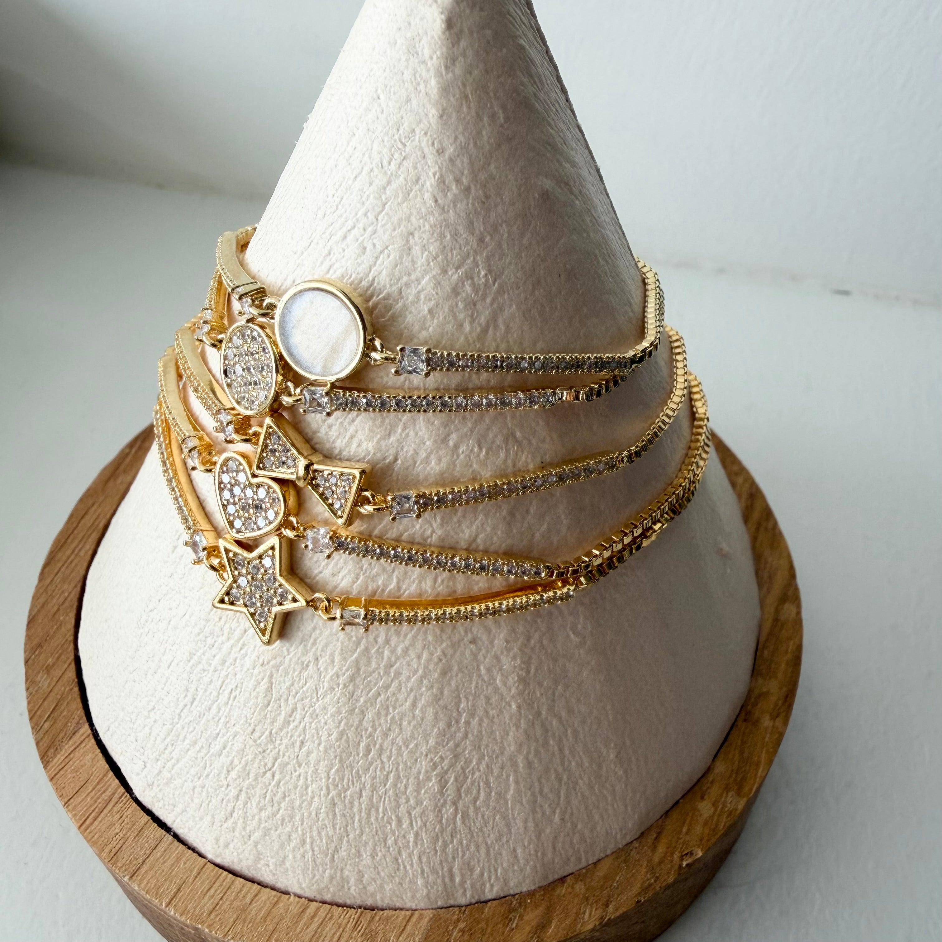 Mini Bangle Slider Bracelet